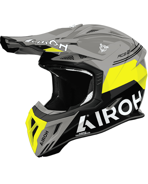 CASCO AIROH AVIATOR ACE 2 FURY YELLOW GLOSS
