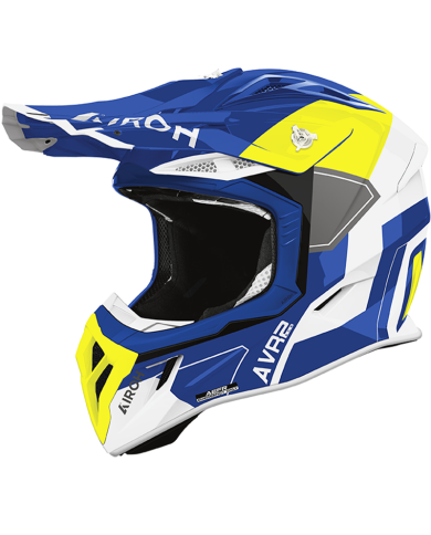 CASCO AIROH AVIATOR ACE 2 SHIELD BLUE/YELLOW GLOSS