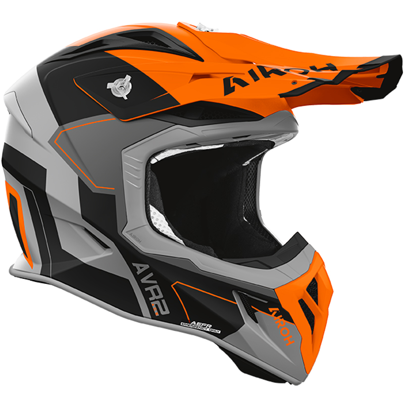 CASCO AIROH AVIATOR ACE 2 SHIELD ORANGE MATT