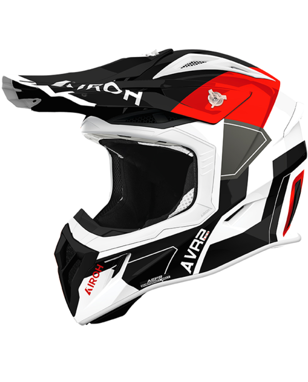 CASCO AIROH AVIATOR ACE 2 SHIELD RED GLOSS