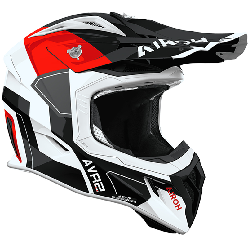 CASCO AIROH AVIATOR ACE 2 SHIELD RED GLOSS