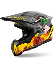 CASCO AIROH TWIST 3 ADVENTURE MATT