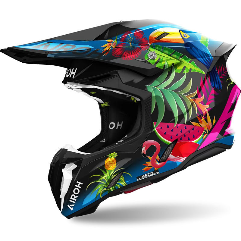 CASCO AIROH TWIST 3 AMAZONIA GLOSS