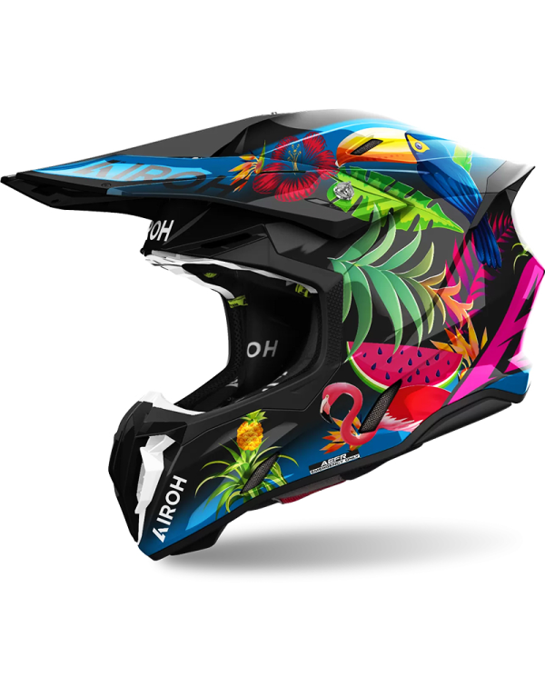 CASCO AIROH TWIST 3 AMAZONIA GLOSS
