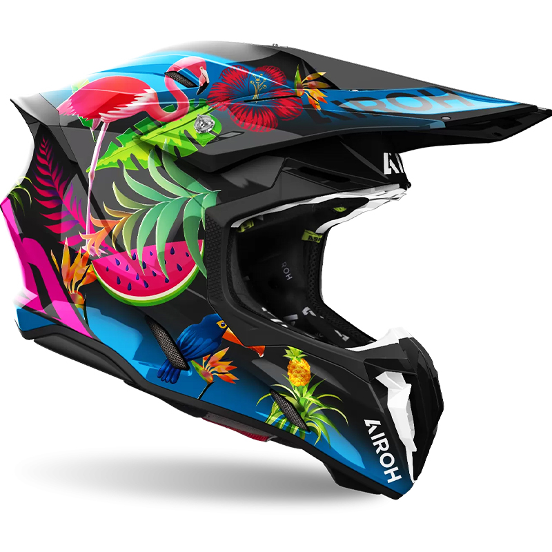 CASCO AIROH TWIST 3 AMAZONIA GLOSS