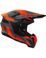 CASCO AIROH TWIST 3 DYNASTY ORANGE MATT