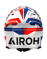 CASCO AIROH TWIST 3 DYNASTY RED/BLUE GLOSS