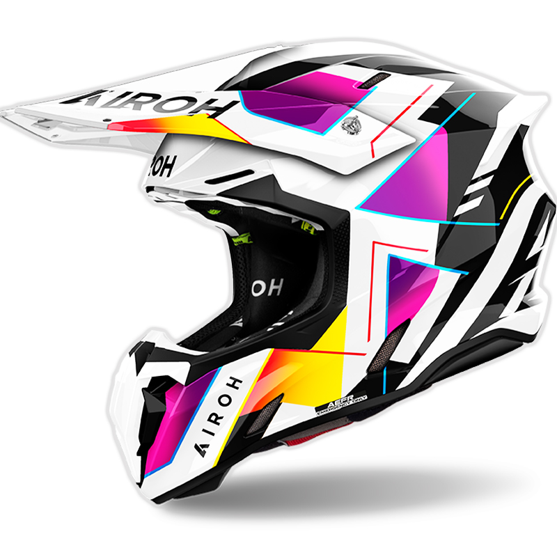 CASCO AIROH TWIST 3 RAINBOW GLOSS