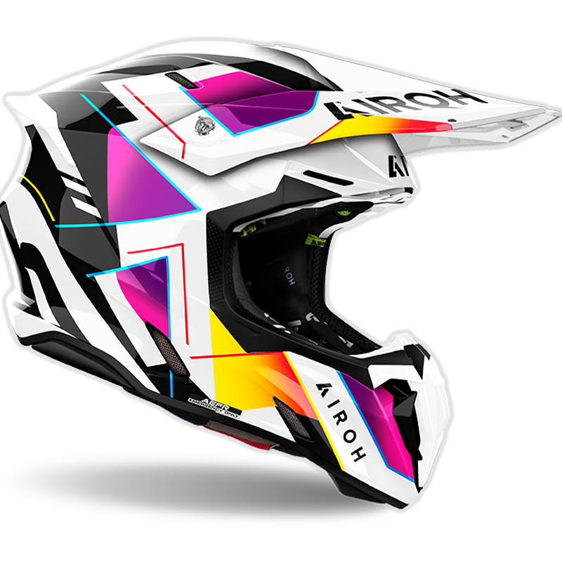 CASCO AIROH TWIST 3 RAINBOW GLOSS