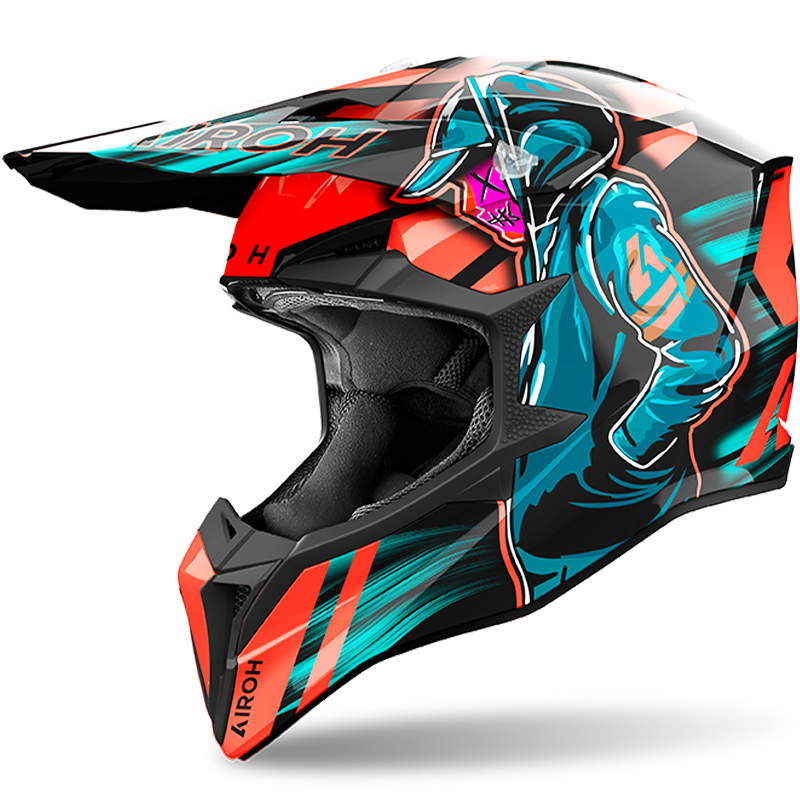 CASCO AIROH WRAAAP CYBER ORANGE GLOSS