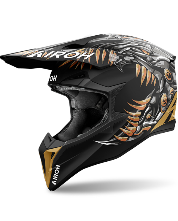 CASCO AIROH WRAAAP CYBORG MATT