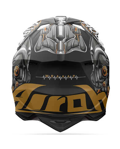 CASCO AIROH WRAAAP CYBORG MATT