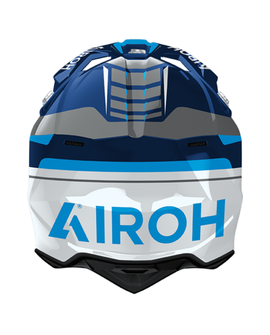CASCO AIROH WRAAAP CONQUER BLUE GLOSS