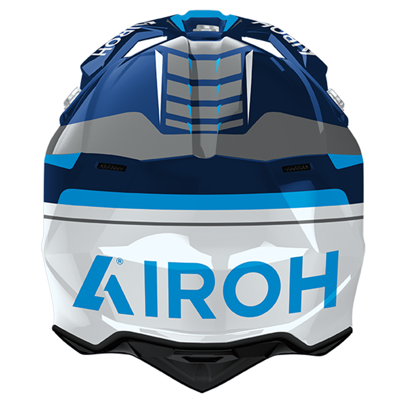 CASCO AIROH WRAAAP CONQUER BLUE GLOSS