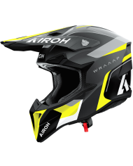 CASCO AIROH WRAAAP CONQUER YELLOW MATT