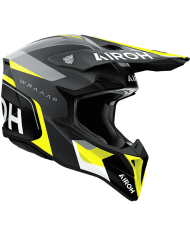 CASCO AIROH WRAAAP CONQUER YELLOW MATT