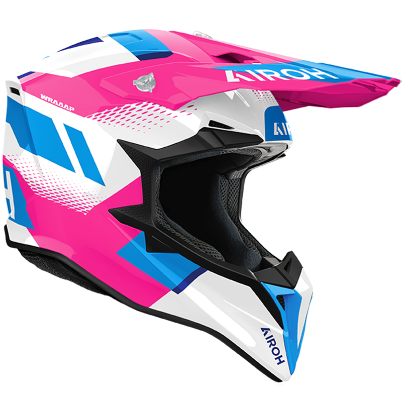 CASCO AIROH WRAAAP VISION PINK GLOSS
