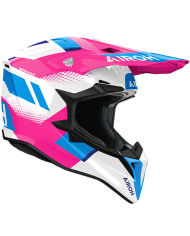 CASCO AIROH WRAAAP VISION PINK GLOSS