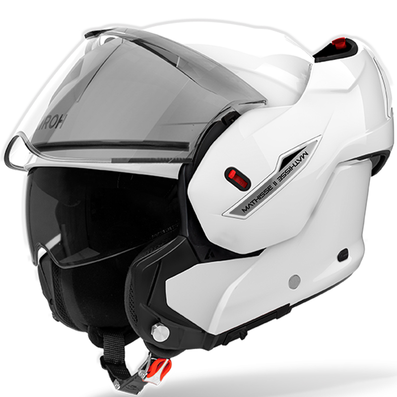 CASCO AIROH MATHISSE II WHITE GLOSS