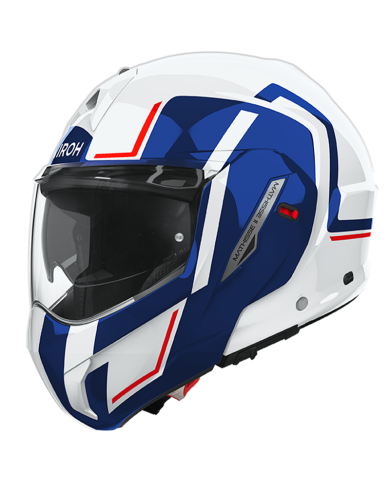 CASCO AIROH MATHISSE II GENIUS BLUE/RED GLOSS
