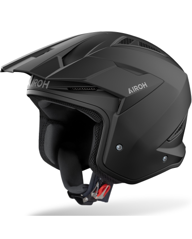 CASCO AIROH TRR II CARBONO BLACK MATT