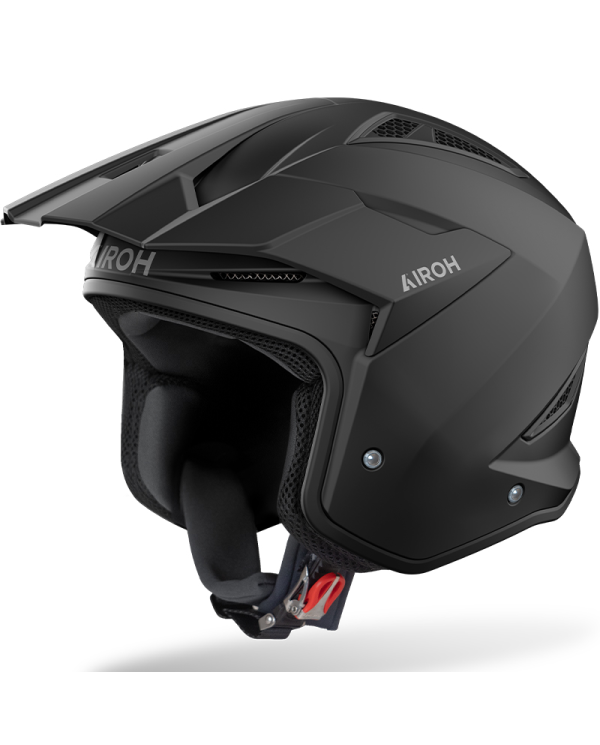 CASCO AIROH TRR II CARBONO BLACK MATT