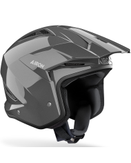 CASCO AIROH TRR II CARBONO DARK GREY GLOSS