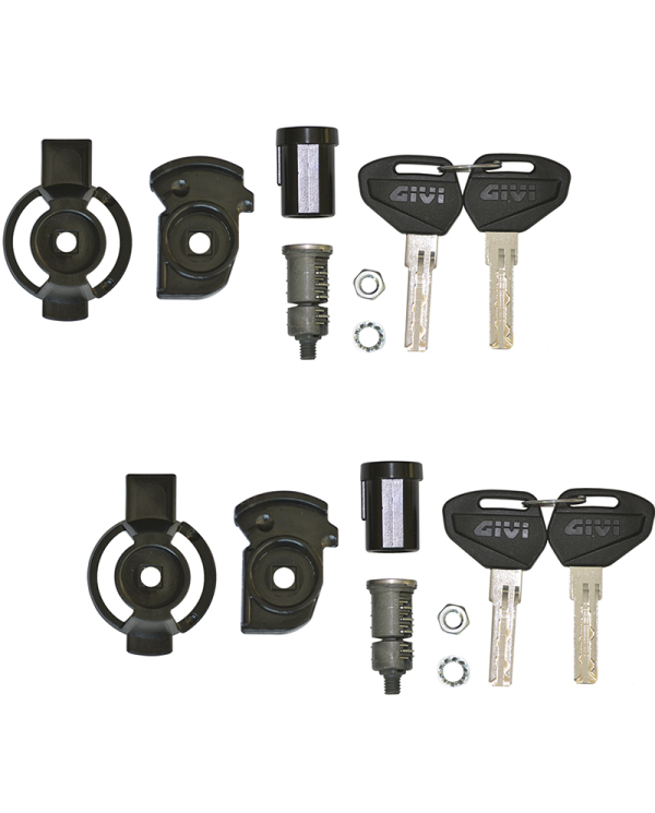 JUEGO BOMBINES PARA 2 MALETAS SECURITY LOCK GIVI SL102
