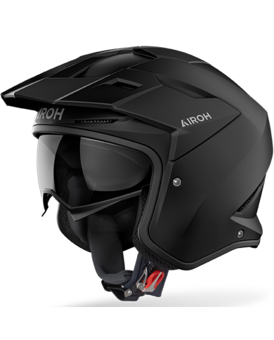 CASCO AIROH KOMBAKT BLACK MATT