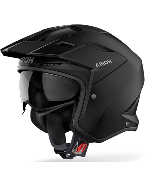 CASCO AIROH KOMBAKT BLACK MATT