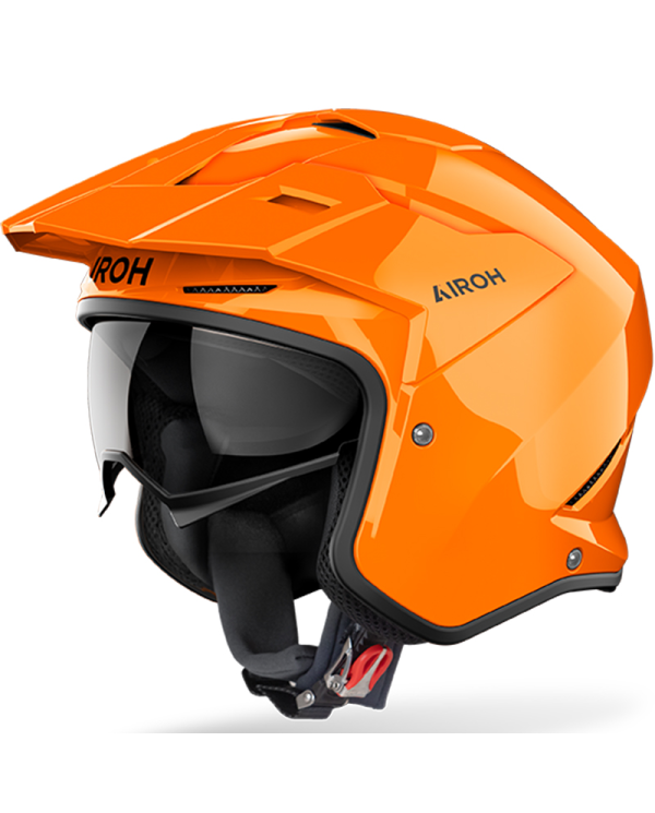 CASCO AIROH KOMBAKT ORANGE GLOSS