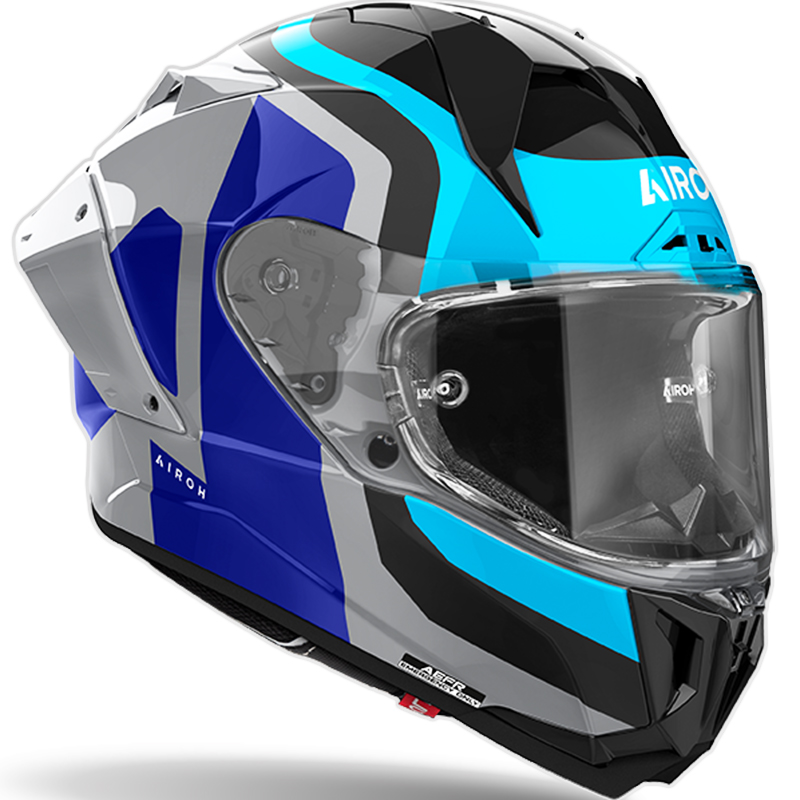 CASCO AIROH GP800 COMPETITION BLUE GLOSS