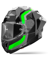 CASCO AIROH GP800 COMPETITION GREEN FLUO GLOSS