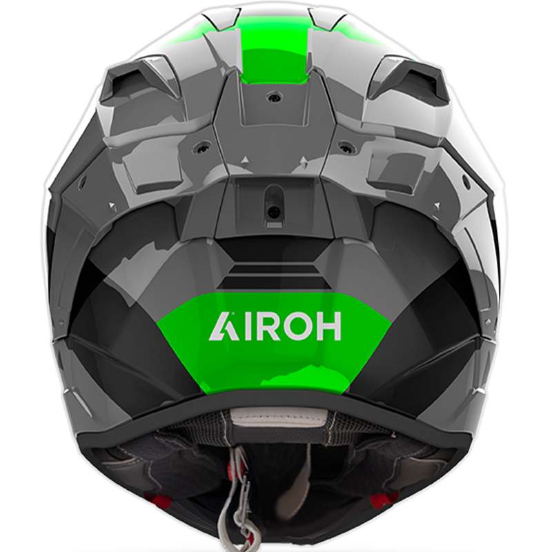 CASCO AIROH GP800 COMPETITION GREEN FLUO GLOSS
