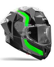 CASCO AIROH GP800 COMPETITION GREEN FLUO GLOSS