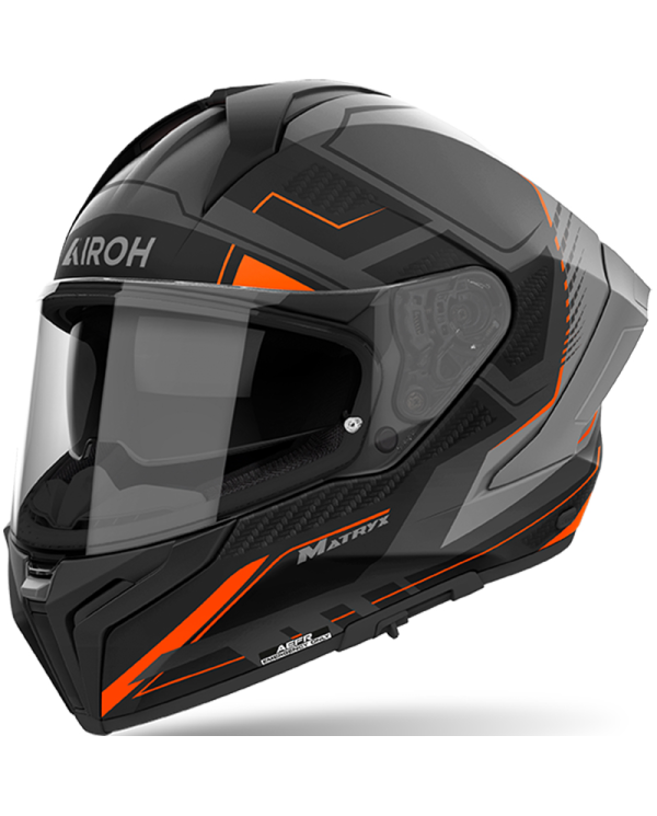 CASCO AIROH MATRYX ROCKET ORANGE MATT | Cascos Integrales de moto | %brands%