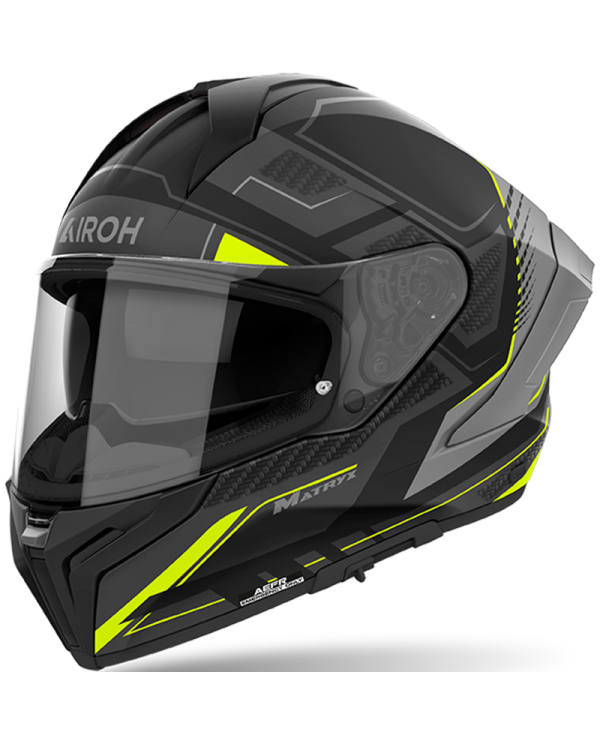 CASCO AIROH MATRYX ROCKET YELLOW MATT | Cascos Integrales de moto | %brands%