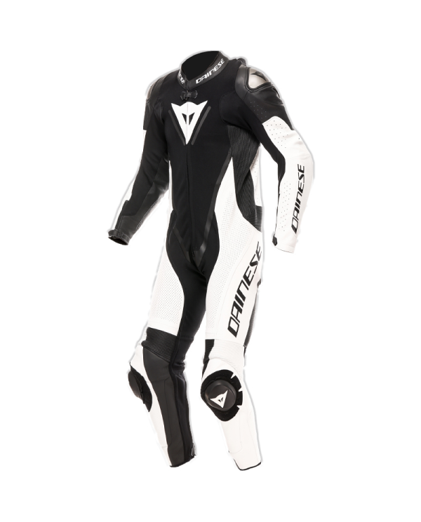 MONO DAINESE DEMON SPRINT PROFESIONAL PERFORADO BLACK/WHITE/WHITE | 1 Pieza de moto | %brands%