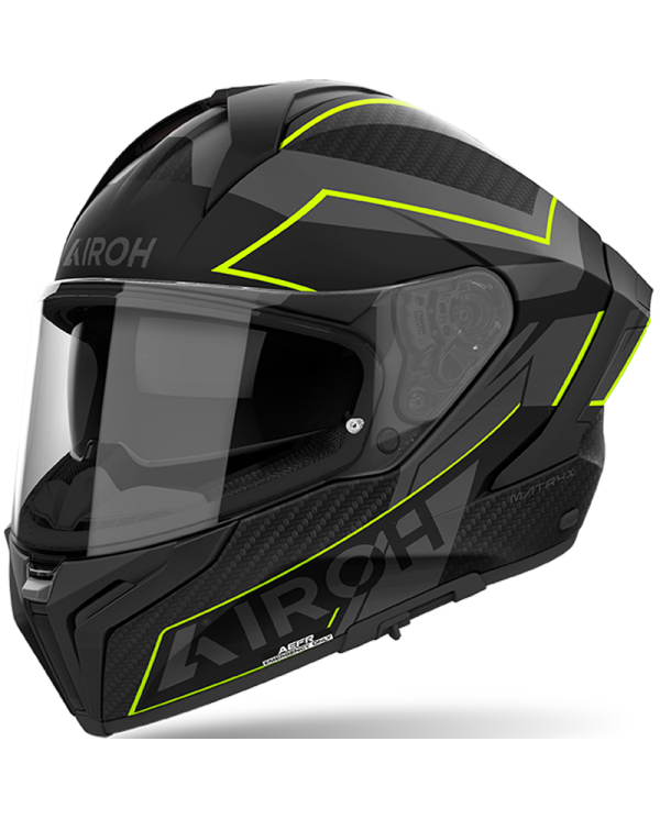 CASCO AIROH MATRYX SENTINEL YELLOW MATT | Cascos Integrales de moto | %brands%