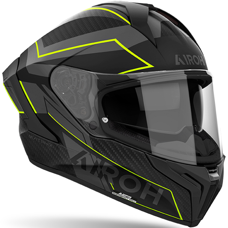 CASCO AIROH MATRYX SENTINEL YELLOW MATT | Cascos Integrales de moto | %brands%