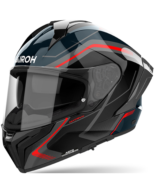 CASCO AIROH MATRYX WIDE RED GLOSS