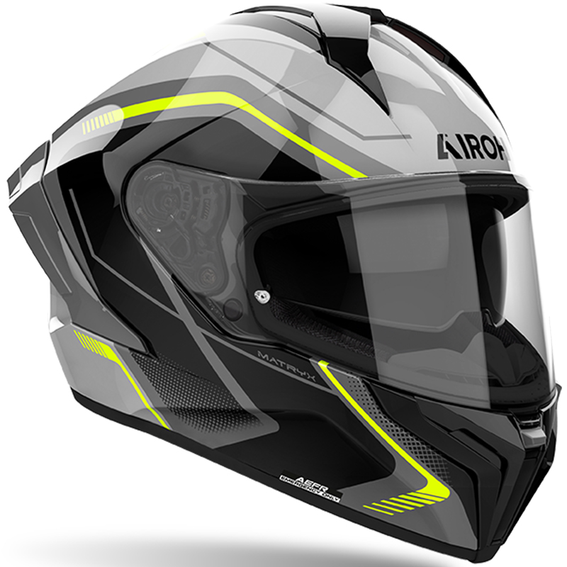 CASCO AIROH MATRYX WIDE YELLOW GLOSS