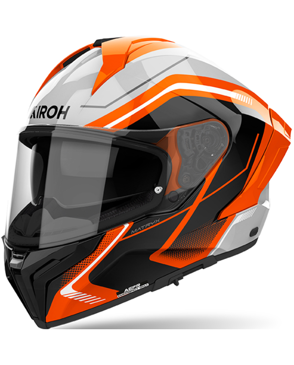 CASCO AIROH MATRYX WIDE ORANGE GLOSS