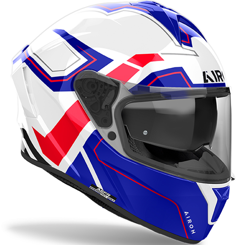 CASCO AIROH SPARK 2 DART BLUE/RED GLOSS