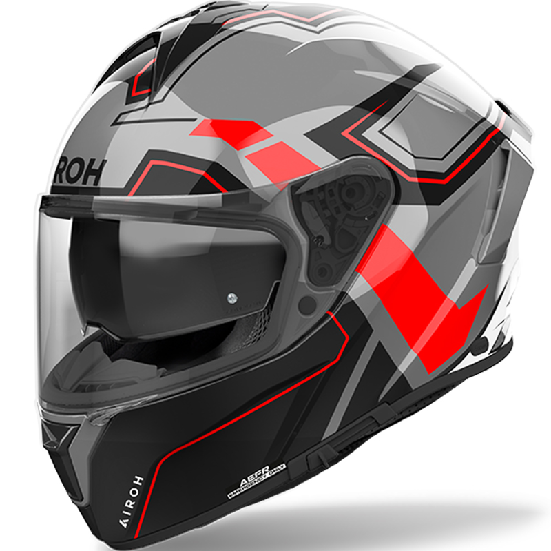 CASCO AIROH SPARK 2 DART RED GLOSS