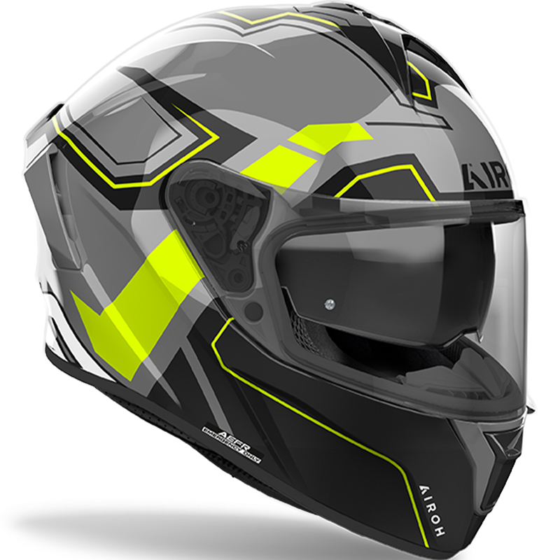 CASCO AIROH SPARK 2 DART YELLOW GLOSS