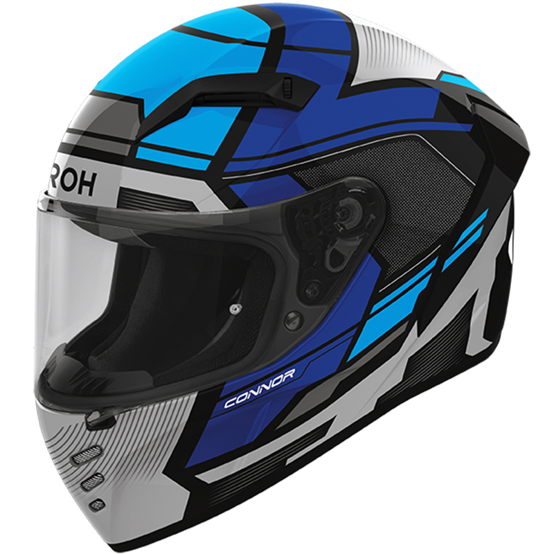 CASCO AIROH CONNOR EGO BLUE GLOSS