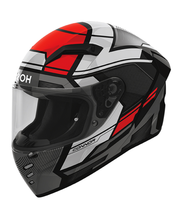 CASCO AIROH CONNOR EGO RED GLOSS