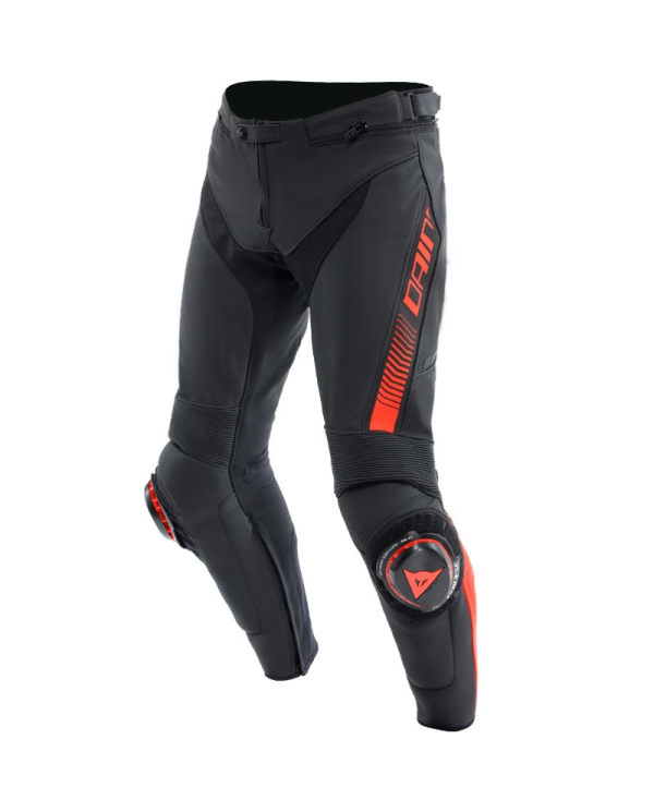 PANTALONES DAINESE SUPER SPEED NEW BLACK/RED FLUO