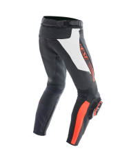 PANTALONES DAINESE SUPER SPEED NEW PERFORADOS BLACK/WHITE/RED FLUO